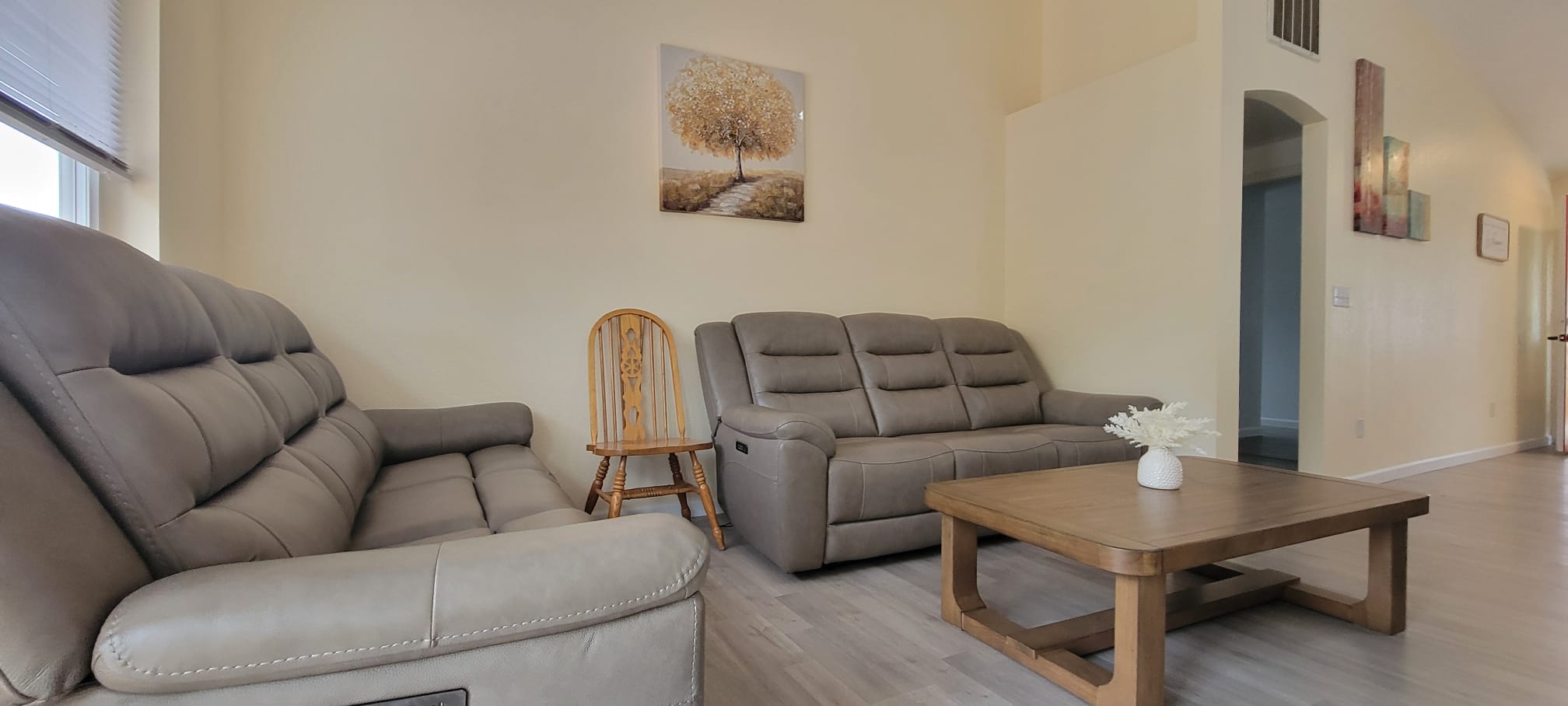 Comfortable quiet sitting area